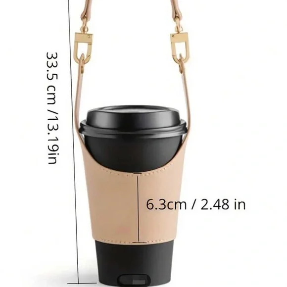 Burgundy Cup Holder Wristlet - Picture 3 of 4